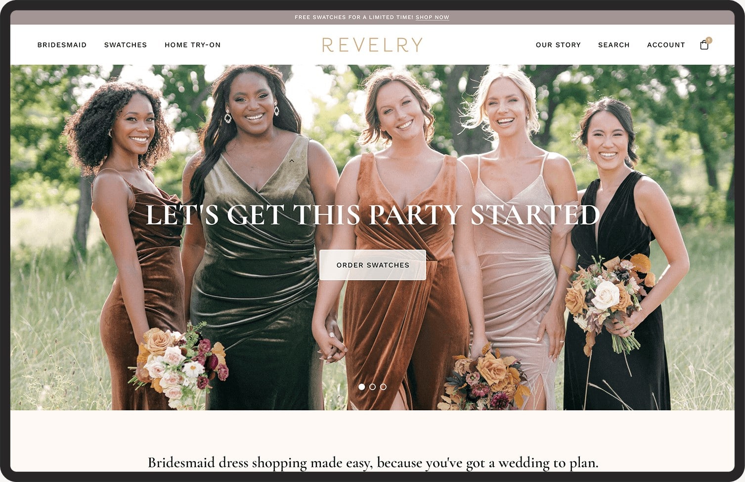 How We Shopped for Bridesmaids Dresses Online with Revelry